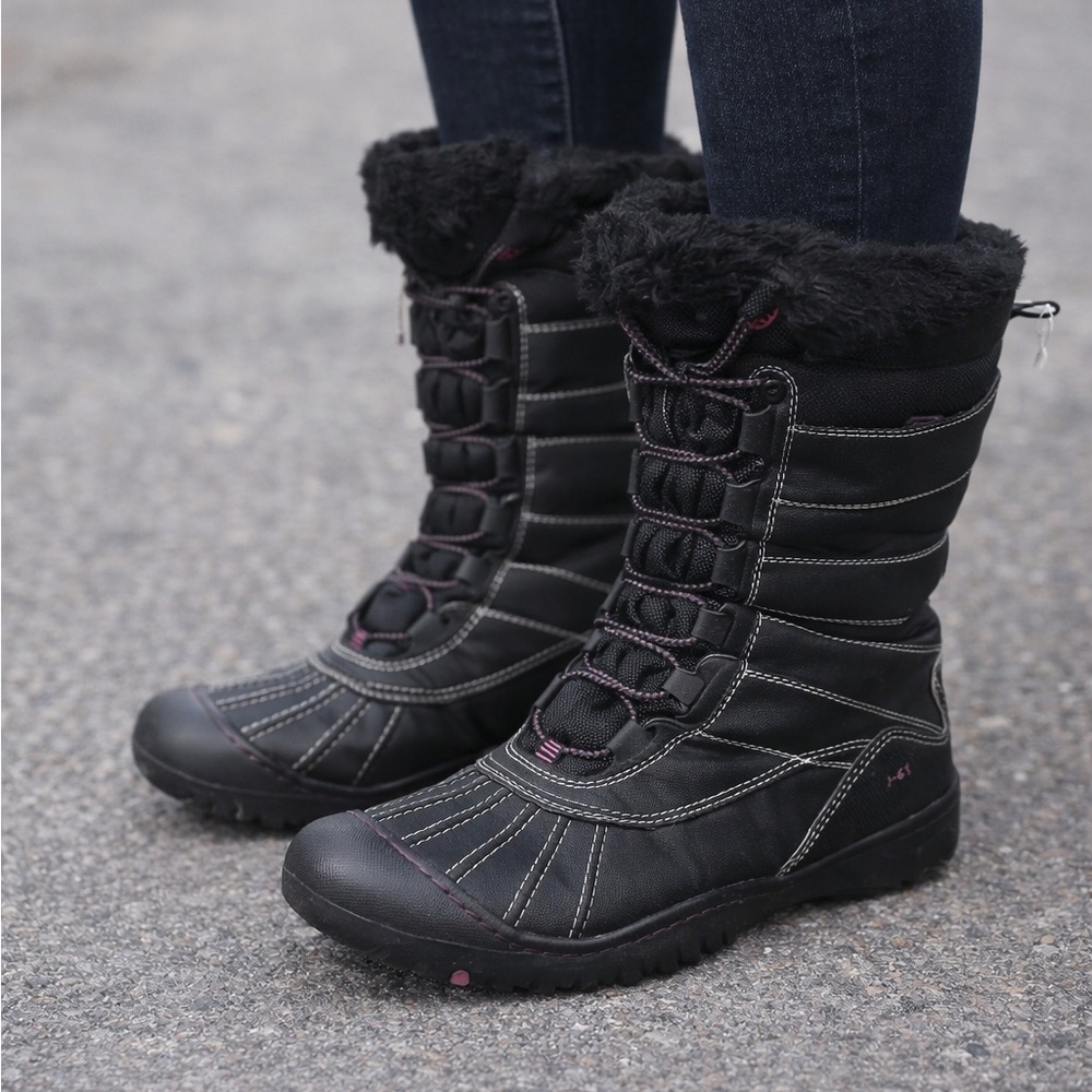 J-41 Black Christine Jeep Trail Weather Hiker Outdoor Boots Women's Sz 9M